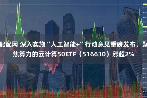 配配网 深入实施“人工智能+”行动意见重磅发布，聚焦算力的云计算50ETF（516630）涨超2%